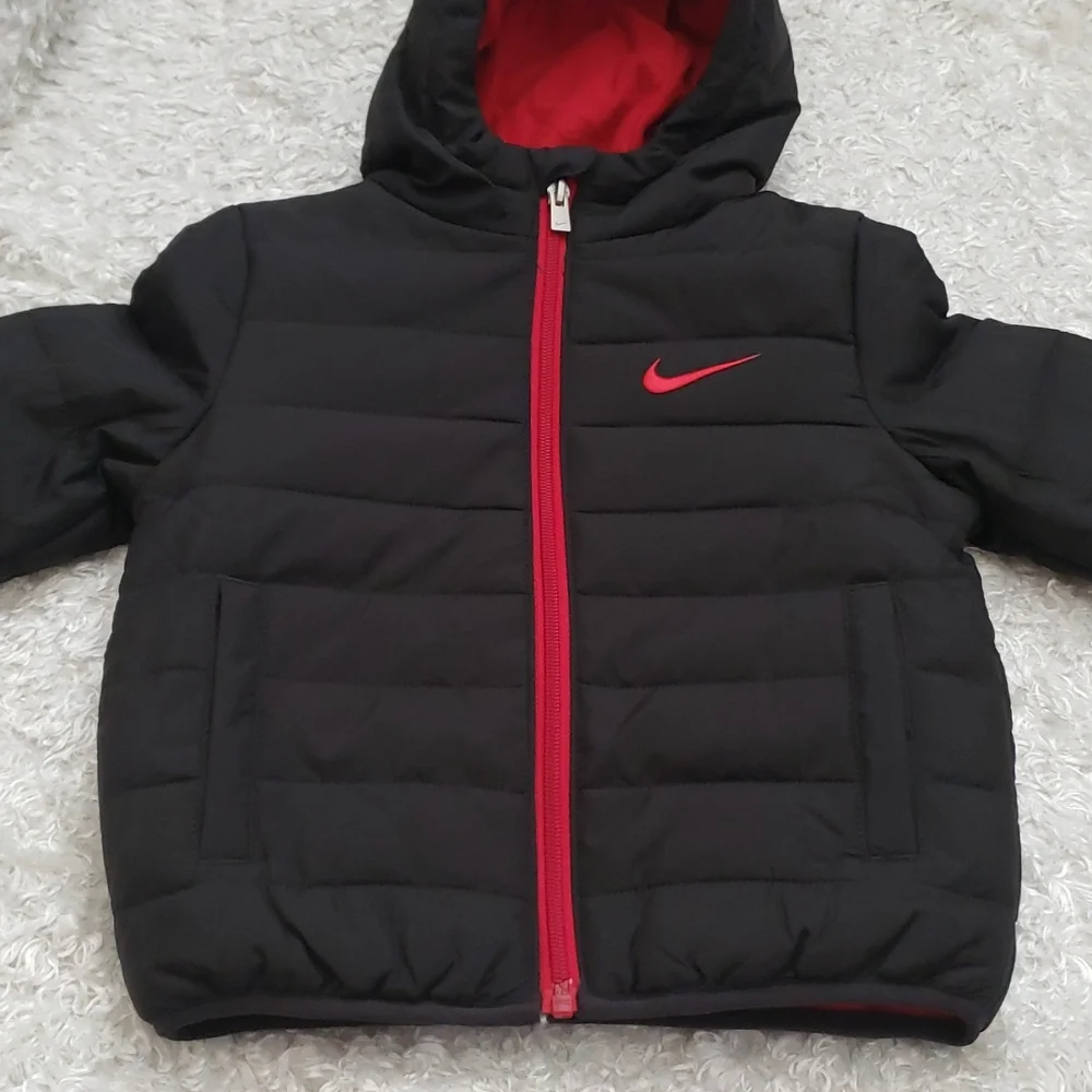 Boys Nike Puffer Hooded Winter Jacket